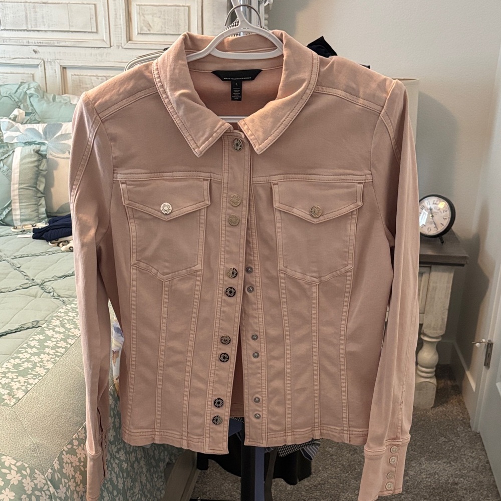 Women's Pink Jean Jacket